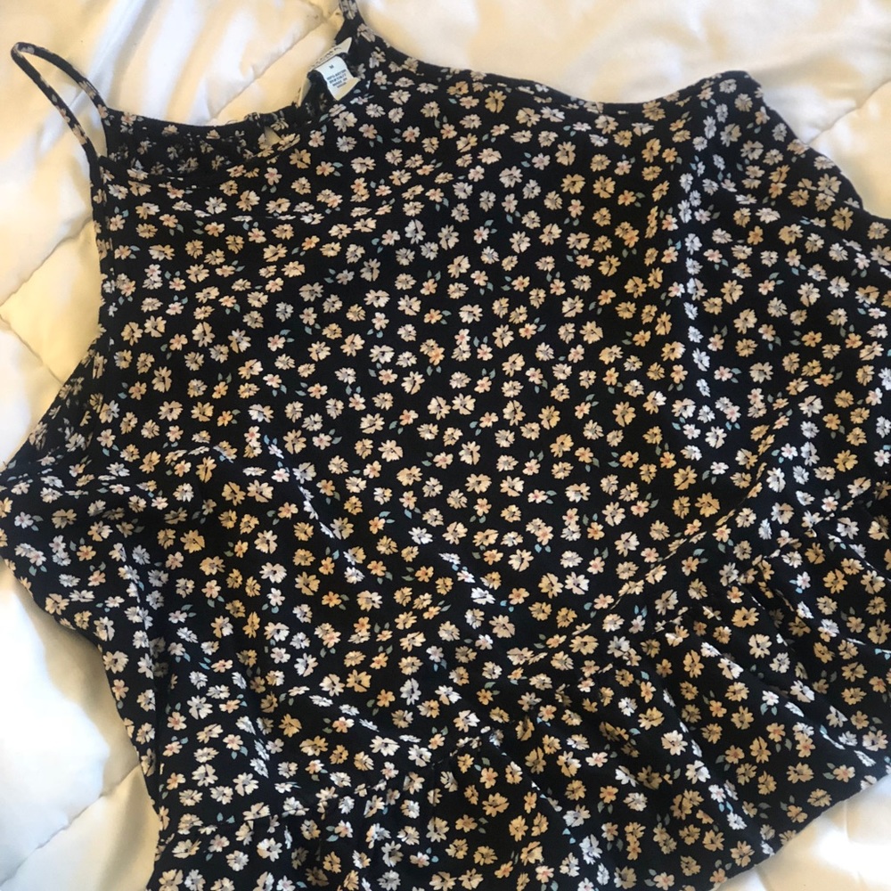 peplum floral top